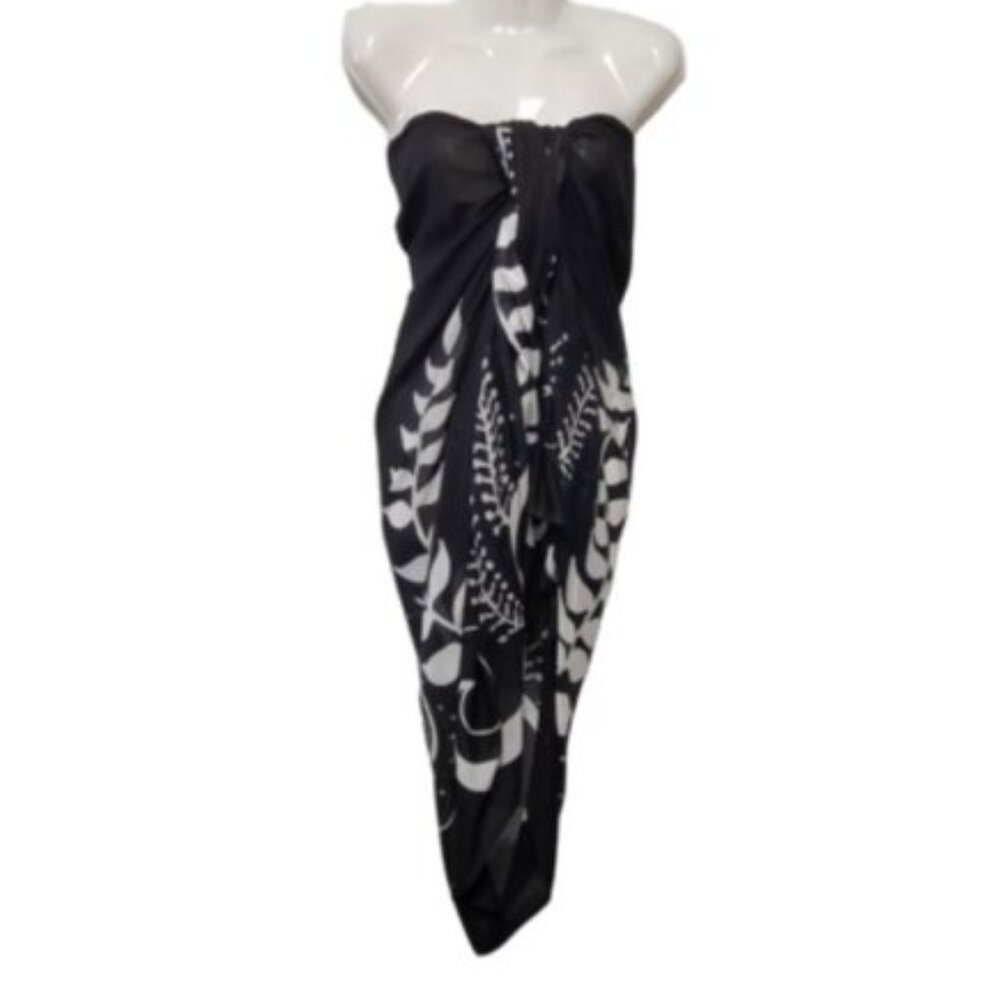 Womens Sarong Cotton Wrap Handpainted Batik Wrapskirt Beach Pareo Beachwear -NEW